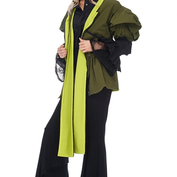 TOV Olive Luminous Kimono Jacket - Picture 7 of 8